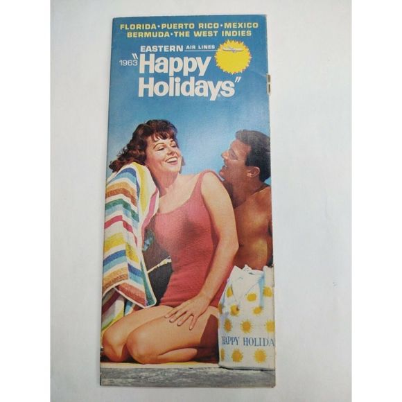 Eastern Airlines 1963 Ford Brochure Pamphlet Ephemera Travel NYC Transportation - Picture 2 of 9